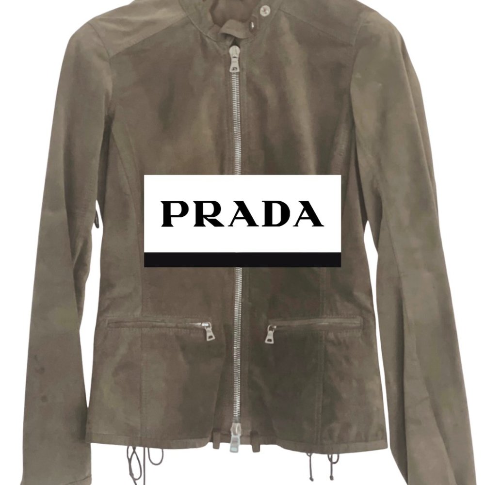 Prada Leather Moto Jacket